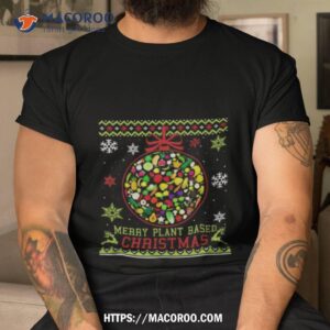 Merry Plant Based Christmas Vegan Shirt