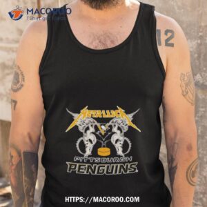 Metallica Wings Pittsburgh Penguins Lions Logo T Shirt 3 metallica wings pittsburgh penguins lions logo t shirt tank top