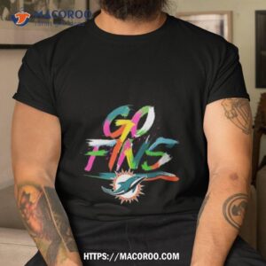 Miami Dolphins Anthracite Local Go Fins T Shirt