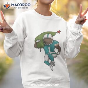 miami dolphins christmas tree nfl t shirt sweatshirt 2