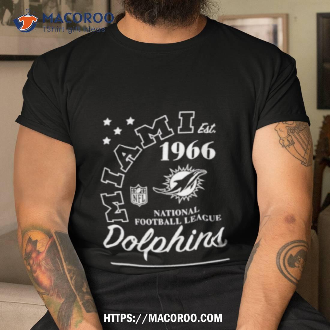 Miami Dolphins Anniversary Football Season 2022 T Shirt S 3XL Gift Fan