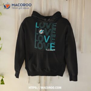 Miami Dolphins G Iii Love Graphic Shirt