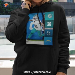 Miami Dolphins Win 36 – 34 Chargers Nfl Kickoff 2023 Final Score Shirt