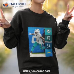 miami dolphins win 36 34 chargers nfl kickoff 2023 final score shirt sweatshirt 2