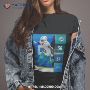 Miami Dolphins Win 36 – 34 Chargers Nfl Kickoff 2023 Final Score Shirt