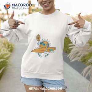 miami football sun and surfboard shirt sweatshirt