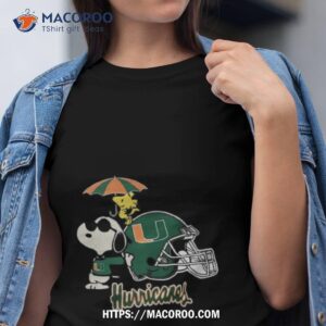 Miami Hurricanes Snoopy Happy Vacation 2023 Shirt