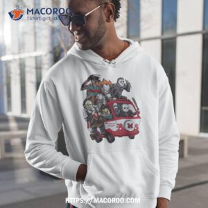 miami redhawks horror movies characters bus halloween 2023 shirt hoodie 1