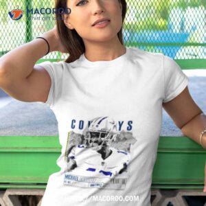 michael gallup football paper poster dallas cowboys shirt tshirt 1