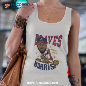 michael harris ii atlanta braves money mike caricature shirt tank top 4