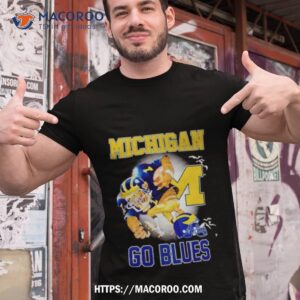 michigan go blues for sports fan shirt tshirt 1