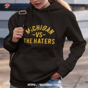 michigan wolverines vs the haters football shirt hoodie 3