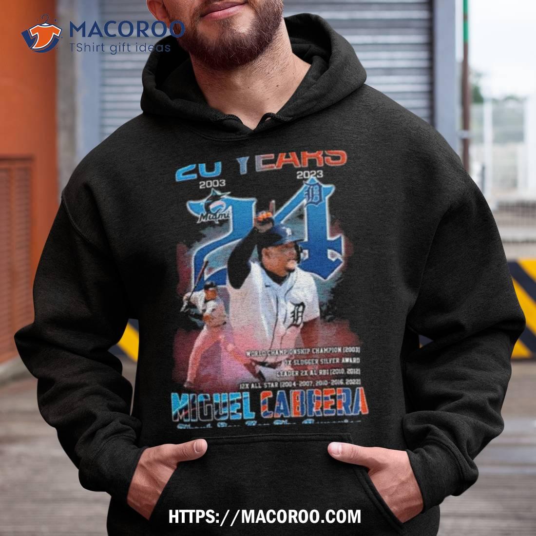 Miguel Cabrera Detroit Tigers Legend Portrait Shirt, hoodie