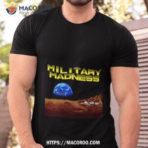 military madness turbografx 16 title screen shirt tshirt