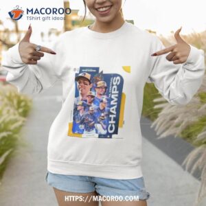 milwaukee brewers nl central champs cinched t shirt sweatshirt 1