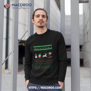 minecraft styled christmas shirt sweatshirt 1
