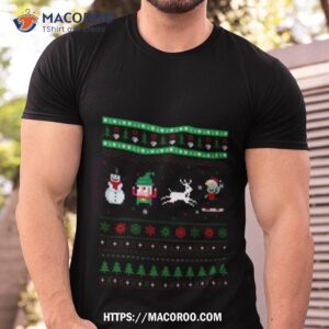Minecraft Styled Christmas Shirt