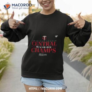 minnesota twins 2023 american league central division champion unisex t shirt sweatshirt 1