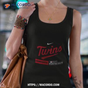 minnesota twins nike 2023 postseason authentic collection dugout t shirt tank top 4