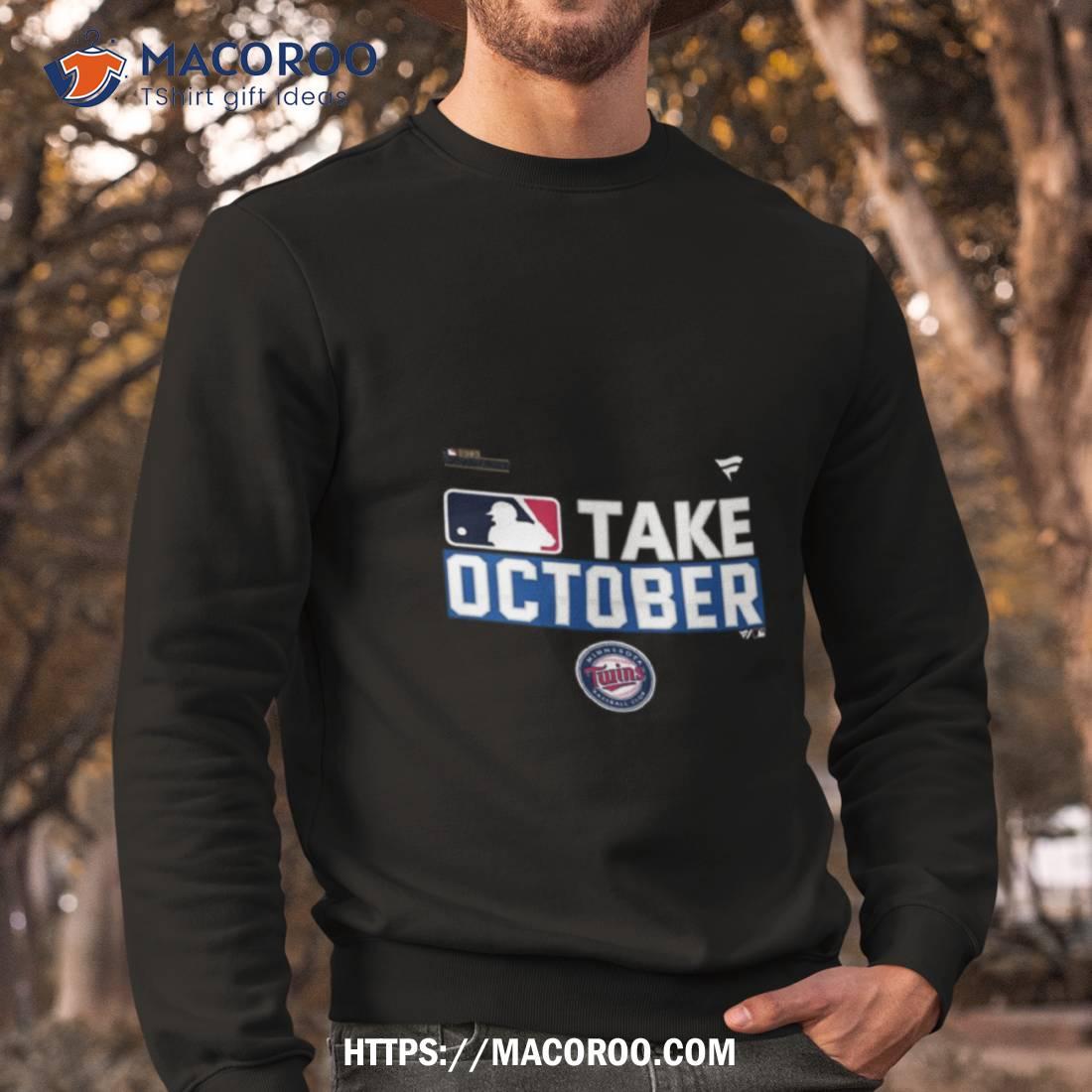 MLB Team Apparel Youth 2023 Postseason Take October Minnesota Twins  Locker Room T-Shirt