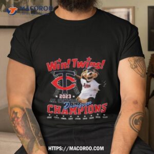 Minnesota Twins Win Twins 2023 Al Central Division Champions Shirt