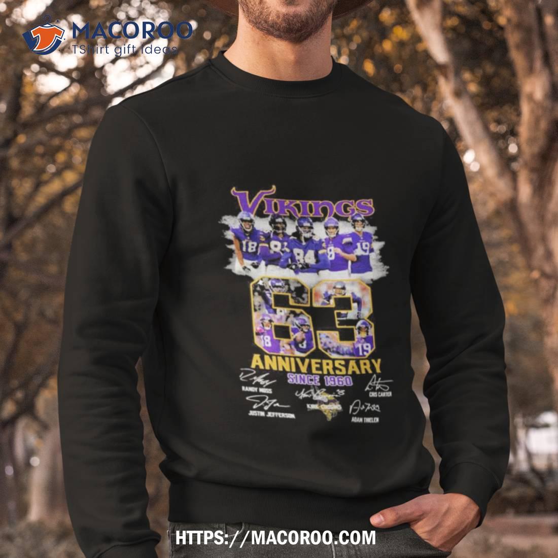 Minnesota Vikings 63 Anniversary Since 1960 Shirt