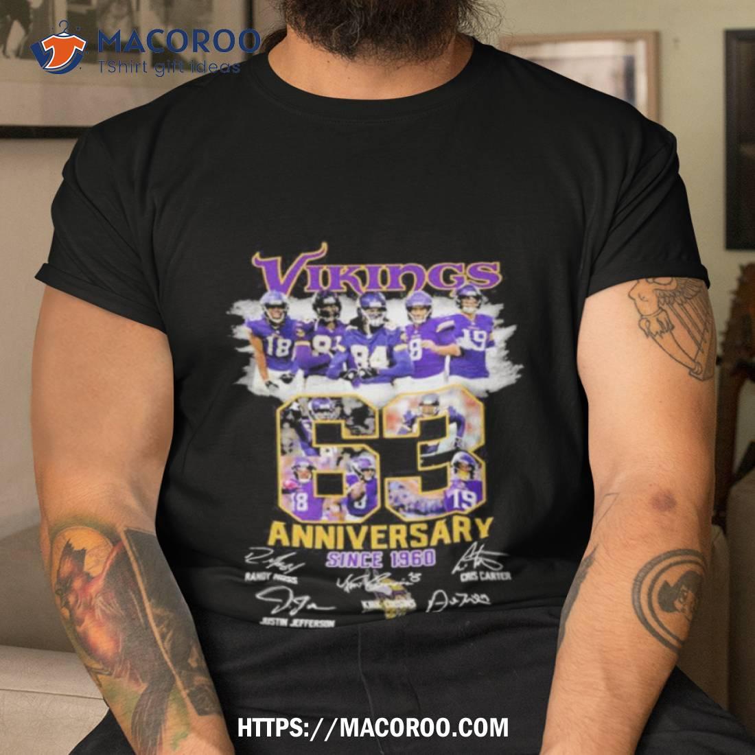 Minnesota Vikings 63 Anniversary Since 1960 Shirt