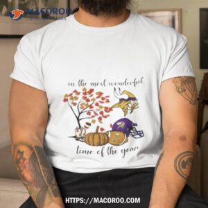 minnesota vikings in the most wonderful time of the year 2023 shirt tshirt