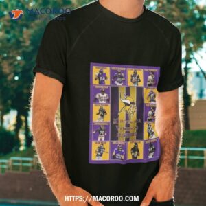 minnesota vikings legends players 2023 signatures shirt tshirt