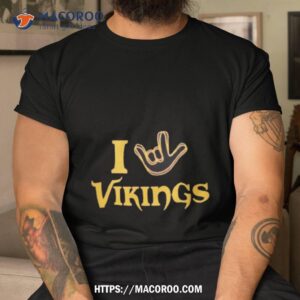 Minnesota Vikings The Nfl Asl Collection By Love Sign Tri Blend Shirt