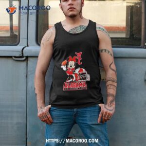 Minnie Mouse Alabama Crimson Tide Helmeshirt