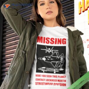 Missing Have You Seen This Plane Shirt