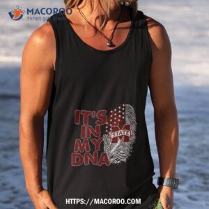 mississippi state bulldogs football 2023 it s in my dna shirt tank top