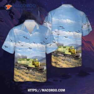 Missouri Kansas Texas Railroad Mkt 624 Emd Sd40-2 Hawaiian Shirt