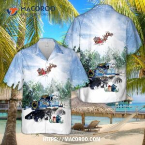 Model 1600 5-6 Passenger Tucker-terra Sno-cat Christmas Hawaiian Shirt