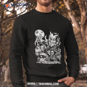 monster party terror threads halloween 2023 t shirt sweatshirt