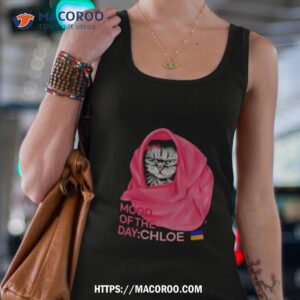 mood of the day chloe cat shirt tank top 4