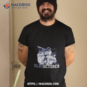 Mookie Betts Freddie Freeman & Clayton Kershaw Blue October La Dodgers Shirt