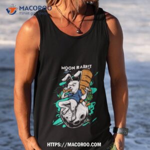 moon rabbishirt tank top