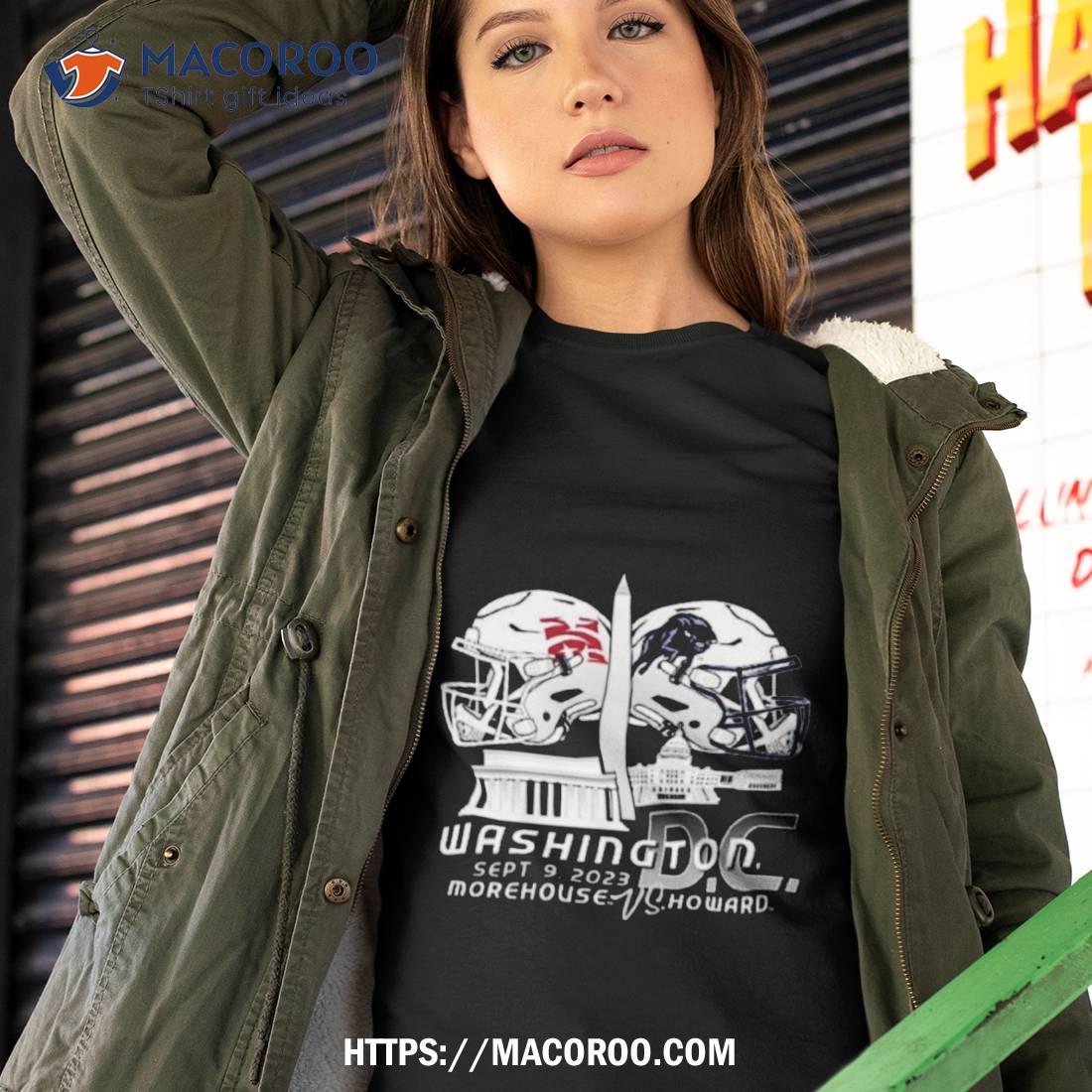 Morehouse College Football Vs Howard Gameday Washington Dc Sept 9 2023 Shirt Morehouse College Football Vs Howard Gameday Washington Dc Sept 9 2023 Shirt