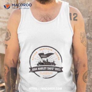 moto music festival asia harley day 2023 logo shirt tank top