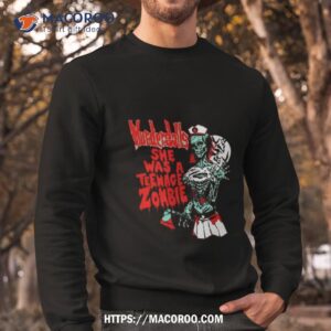 Murderdolls She Was Anage Zombie Shirt 2 murderdolls she was anage zombie shirt sweatshirt