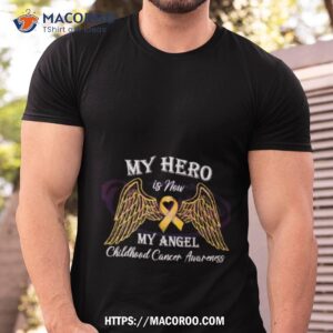 My Hero Is Now My Angel Childhood Cancer Awareness