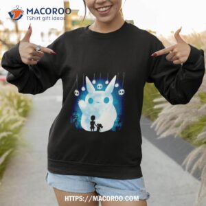 my neighbor totoro neighbor moon cartoon shirt sweatshirt 1