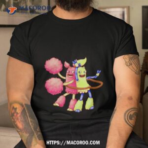 my singing monsters character hoola and pompom hoola and pompom monsters shirt tshirt