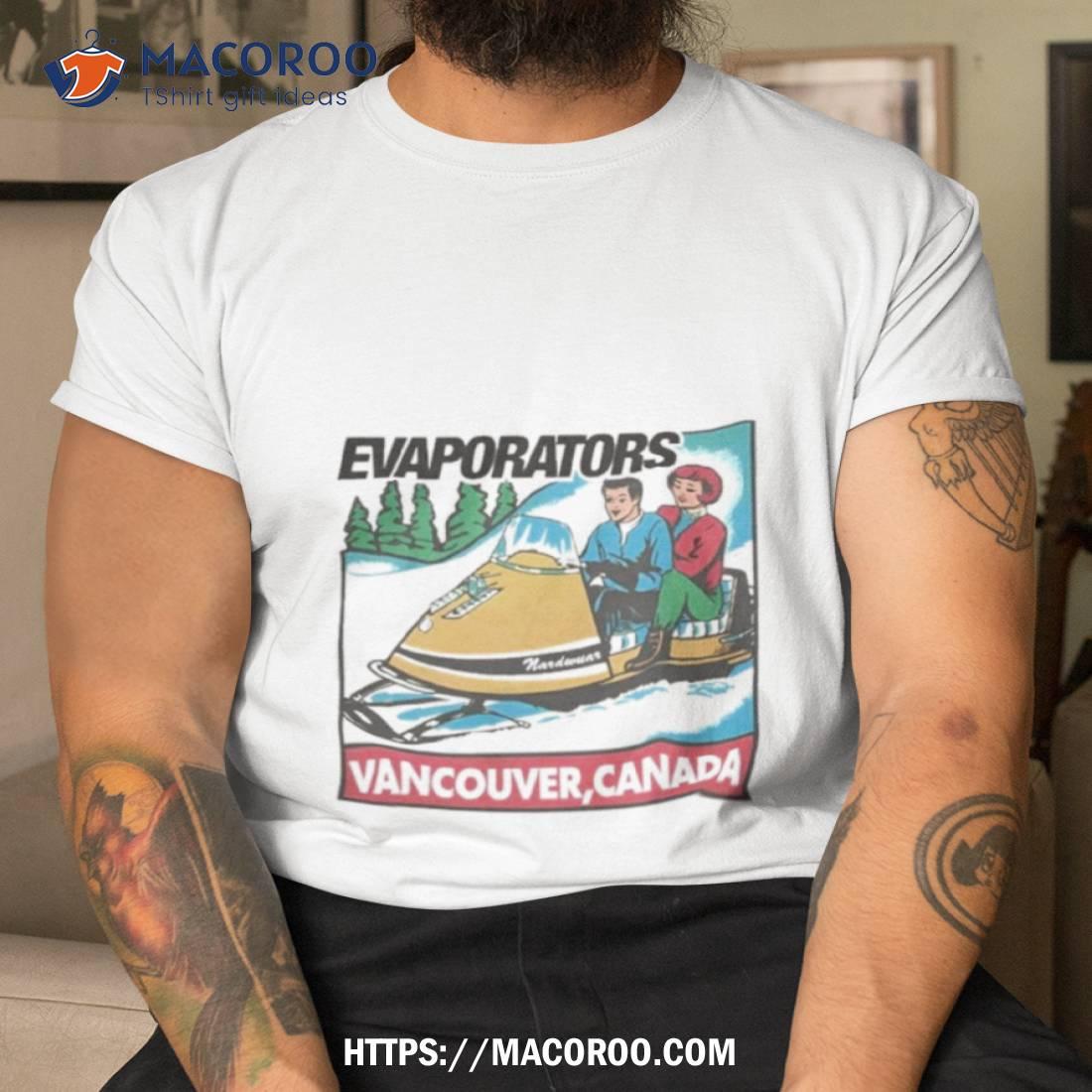 Nardwuar Merch Evaporators Snowmobile T Shirt Nardwuar Merch Evaporators Snowmobile T Shirt