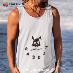 naughty rabbishirt tank top