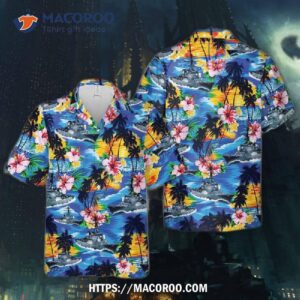 Navy Uss Barry (ddg-52) Hawaiian Shirt