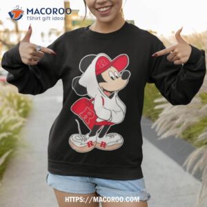 ncaa rutgers scarlet knights x disney mickey mouse cartoon shirt sweatshirt 1