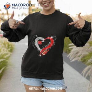 nebraska cornhuskers go big red diamond heart shirt sweatshirt